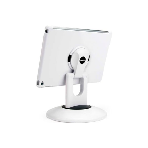 ViewStation for iPad Air 2, White Shell with White and Black Base